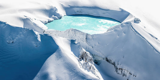 Crater Lake . Mt Ruapehu, New Zealand