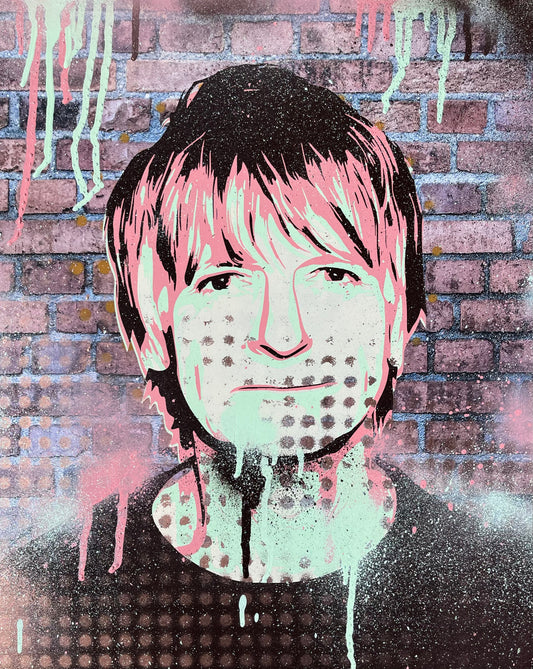 Neil Finn . Graffiti Portrait