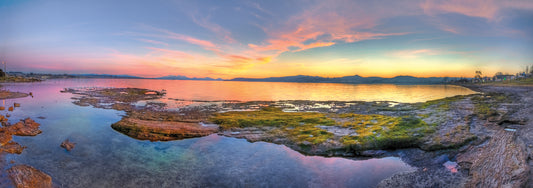 Winter Sunset . Lake Taupo, New Zealand