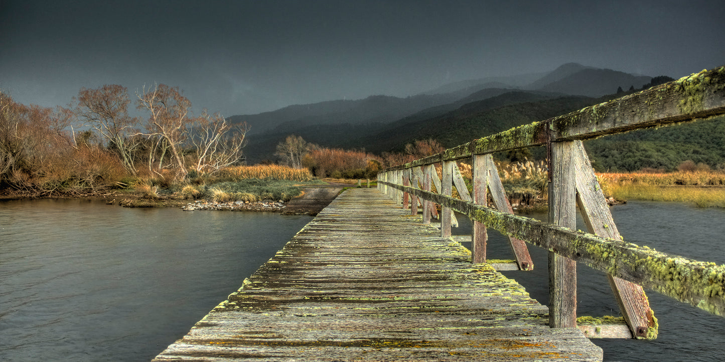 Tokaanu Wharf .  Lake Taupo, New Zealand